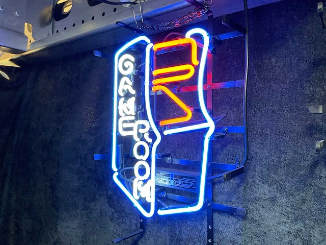 Game room glas neon decoratie - afbeelding 1 van  2
