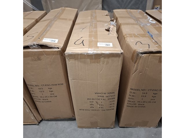 Gamestoel rgb led, black, 2025 - afbeelding 2 van  2