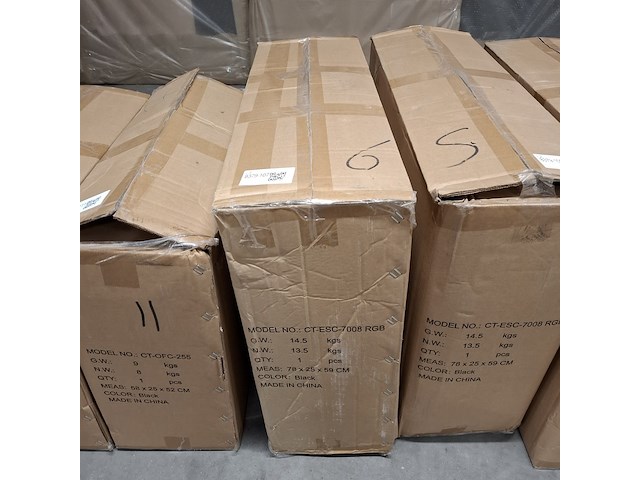 Gamestoel rgb led, black, 2025 - afbeelding 2 van  2