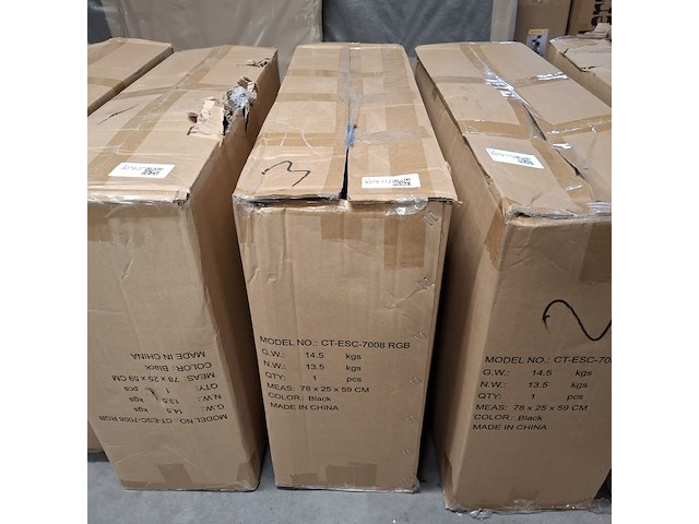 Gamestoel rgb led, black, 2025 - afbeelding 2 van  2