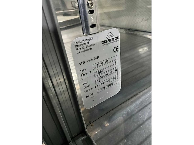 Gamko - av/ms111n - koelvitrine - afbeelding 6 van  6