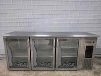 Gamko - e3/2226mucc84 - 3 deurs cocacola rvs glasdeurkoeling - afbeelding 8 van  8