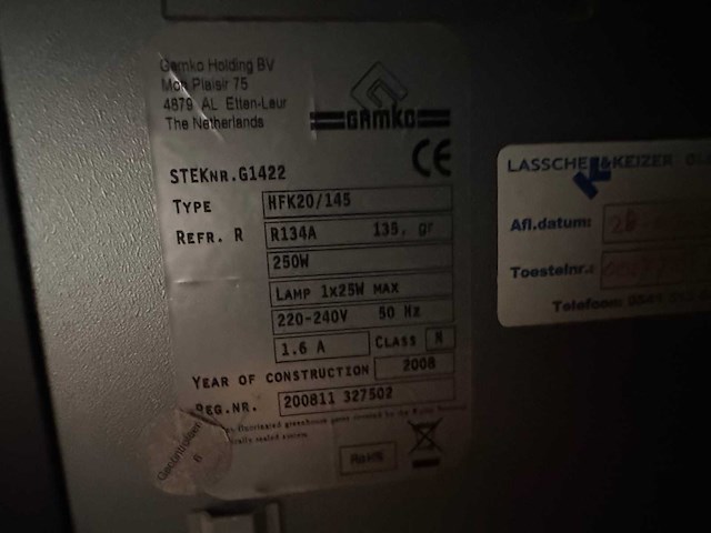 Gamko - hfk20/145 - barkoeling - afbeelding 3 van  3