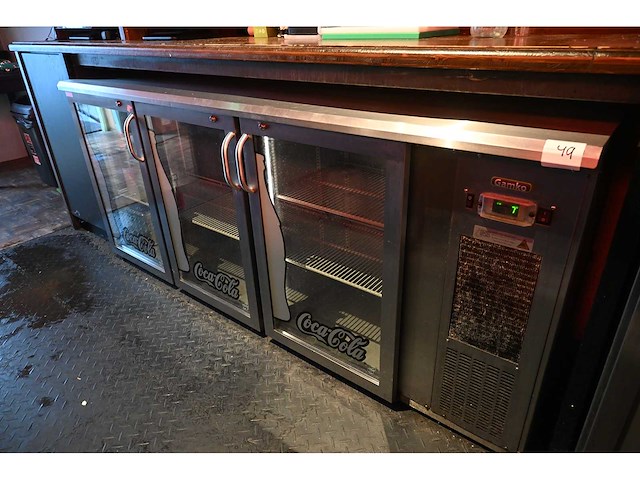 Gamko / coca-cola - e3/222gmucc84 - 3-deurs glasdeur barkoeling - afbeelding 1 van  6