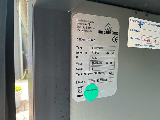 Gamko eco222mu koelkast 3 deurs - afbeelding 7 van  15