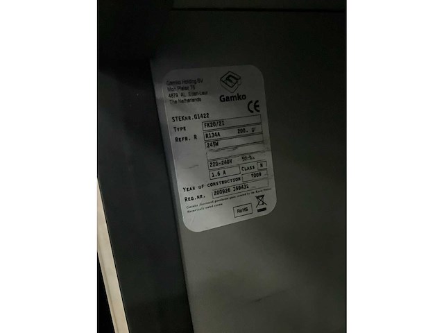 Gamko fk20/2i fustenkoeling - afbeelding 6 van  7