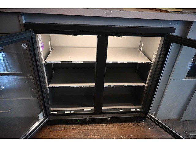 Gamko lg2/250g84 dubbeldeurs glasdeur barkoeling - afbeelding 3 van  5