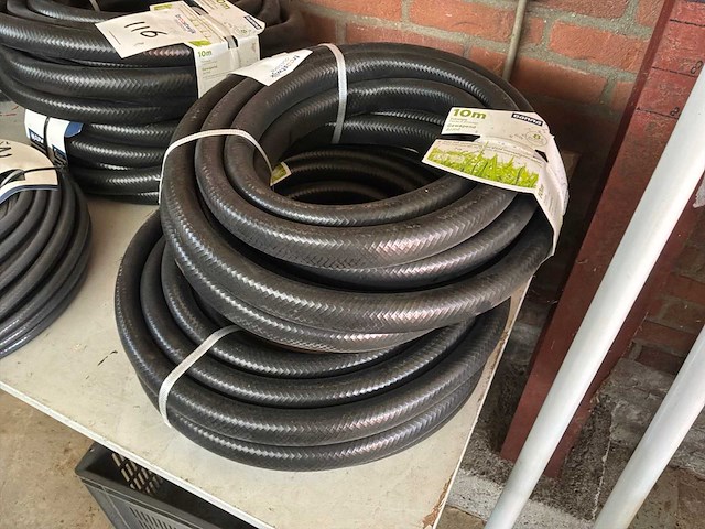 Gamma 10 mtr gewapend 1” tuinslang (2x) - afbeelding 1 van  2