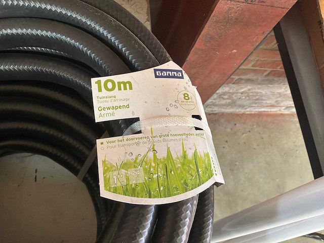 Gamma 10 mtr gewapend 1” tuinslang (2x) - afbeelding 2 van  2