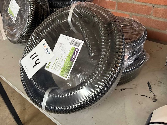 Gamma 5 mtr 1” spiraalslang (3x) - afbeelding 1 van  2