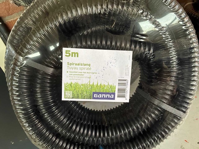 Gamma 5 mtr 5/4” spiraalslang (5x) - afbeelding 2 van  2
