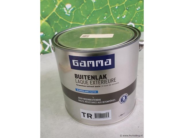 Gamma buitenlak tr - 2 emmers á 0.75 & 2.5ltr - afbeelding 4 van  5