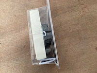 Gamma dubbele wandcontactdoos met randaarde (100x) - afbeelding 1 van  2