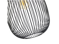 Gamma hanglamp nikki zwart 28 cm - afbeelding 2 van  3