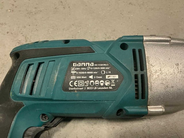 Gamma hd 1050vrq boormachine - afbeelding 2 van  4
