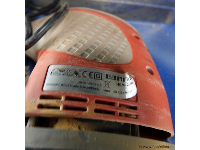 Gamma model hsm-220 handpalmschuurmachine - afbeelding 3 van  5