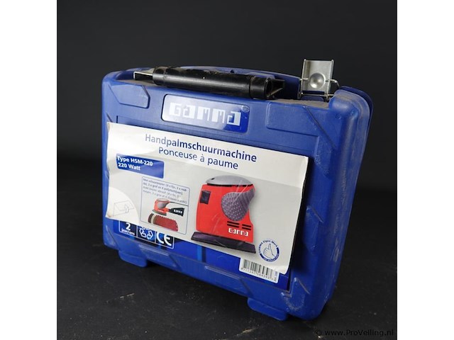 Gamma model hsm-220 handpalmschuurmachine - afbeelding 5 van  5