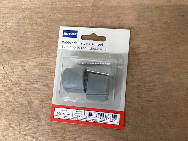 Gamma palletdeal deurbuffer rubber, 2 pack (2300x) - afbeelding 1 van  5