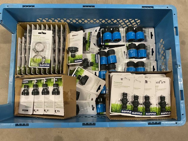 Gamma partij tuinslang koppelingen, 100 verpakkingen - afbeelding 1 van  1