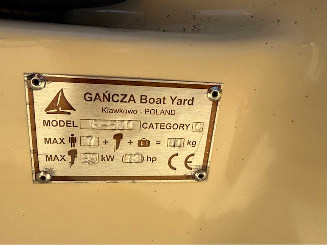 Gancza - g-550 - sloep - inclusief tandemasser stallingstrailer - afbeelding 8 van  19