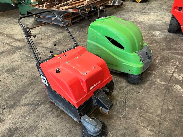 Gansow 512/hako hamster 700 zelfrijdende veegmachine (2x) - afbeelding 9 van  11