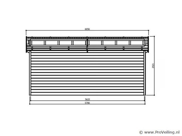 Garage torino incl. elektrische roldeur - afbeelding 2 van  3