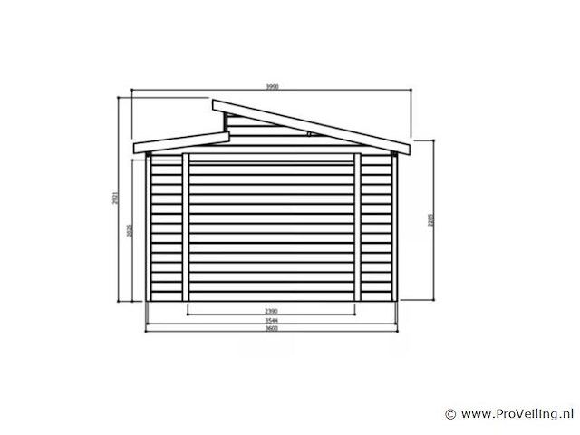 Garage torino incl. elektrische roldeur - afbeelding 3 van  3