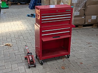 Garagekrik 2 ton met gereedschapswagen o.a. maxxstore