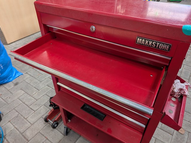 Garagekrik 2 ton met gereedschapswagen, o.a. maxxstore - afbeelding 5 van  6