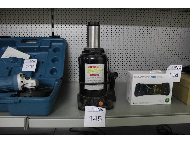 Garagekrik 20 t hydraulic jack, let op staaf ontbreekt - afbeelding 1 van  2