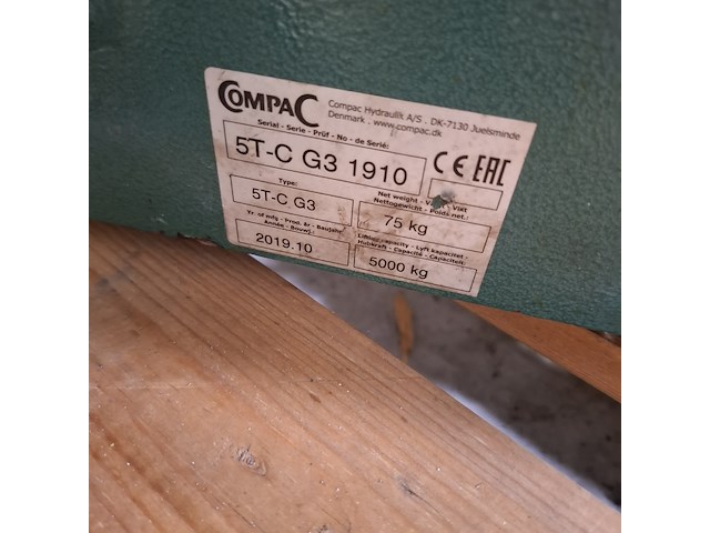 Garagekrik, compac, 5t-c g3 1910, 2019 - afbeelding 7 van  8