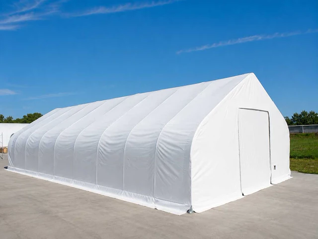 Garagetent / opslagshelter 42,70x12,20x6,40 meter / 40-120-21dp - afbeelding 2 van  6