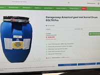 Garagezeep americol geel met korrel drum 60ltr pro - afbeelding 2 van  5