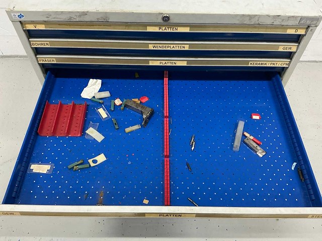 Garant gereedschapladenkast met 10 lade en inhoud - afbeelding 6 van  10