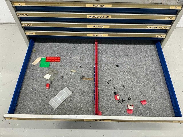 Garant gereedschapladenkast met 10 lade en inhoud - afbeelding 7 van  10