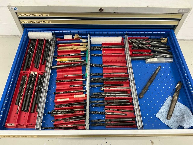 Garant gereedschapladenkast met 10 lade en inhoud - afbeelding 4 van  9