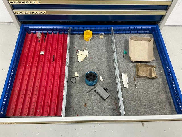 Garant gereedschapladenkast met 10 lade en inhoud - afbeelding 5 van  9