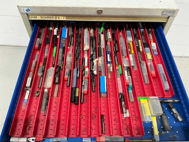 Garant gereedschapladenkast met 7 laden en inhoud - afbeelding 3 van  8