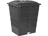 Garantia regenton rechthoekig grijs 300 liter met kraantje - afbeelding 1 van  3