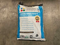 Garcabas pelletkorrels - koffiepellets uit koffiedoppen 15 kg (40x) - afbeelding 3 van  8