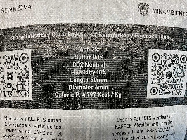 Garcabas pelletkorrels - koffiepellets uit koffiedoppen 15 kg (80x) - afbeelding 5 van  5