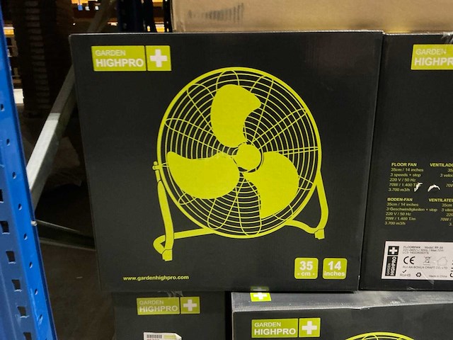 Garden highpro 35cm vloer ventilator (15x) - afbeelding 4 van  4