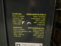 Garden highpro 35cm vloer ventilator (15x) - afbeelding 3 van  4