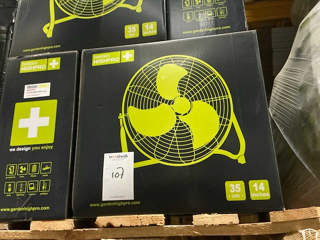 Garden highpro 35cm vloer ventilator (28x) - afbeelding 3 van  3