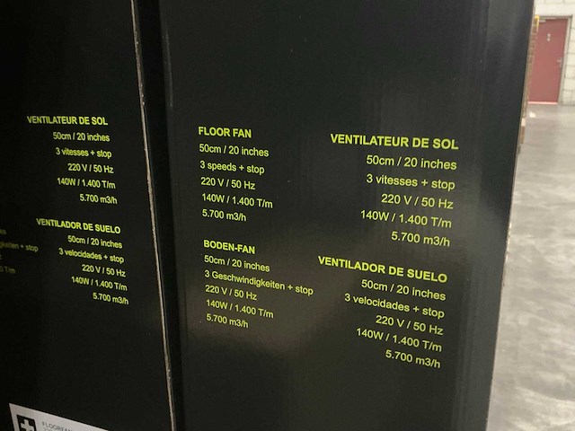 Garden highpro 50cm vloer ventilator (11x) - afbeelding 4 van  4