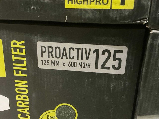 Garden highpro proactive 125x450mm koolstoffilter (48x) - afbeelding 4 van  5