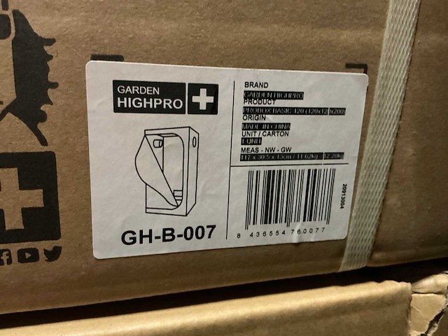 Garden highpro probox basic 120 kweektent (20x) - afbeelding 4 van  4