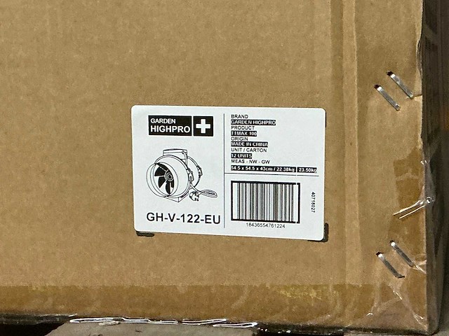 Garden highpro profan tt 187 m3/h inline extractor fan 100mm (96x) - afbeelding 3 van  4