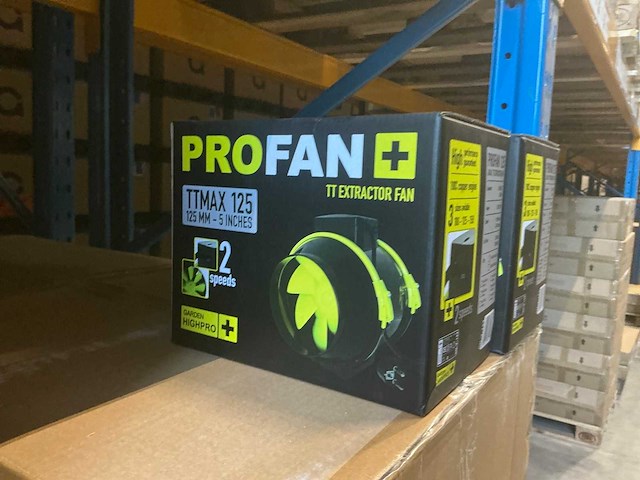 Garden highpro profan tt 280 m3/h inline extractor fan 125mm (74x) - afbeelding 5 van  5