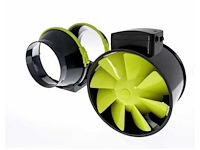 Garden highpro profan tt 280 m3/h inline extractor fan 125mm (96x) - afbeelding 2 van  4